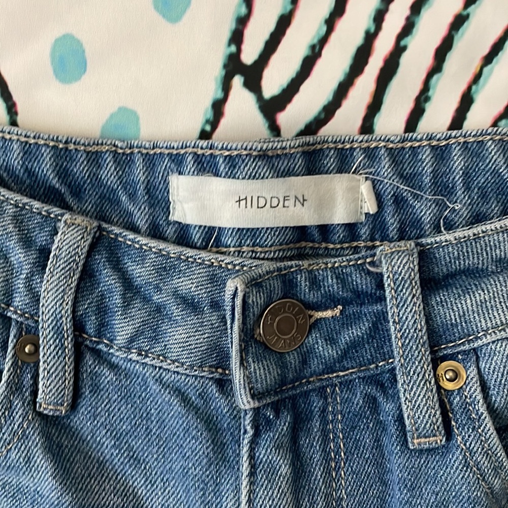 Hidden Jeans With Patchwork